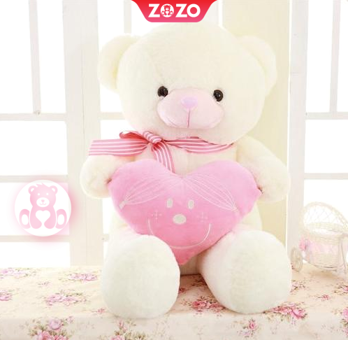 Gấu bông trắng tuyết cực dễ thương