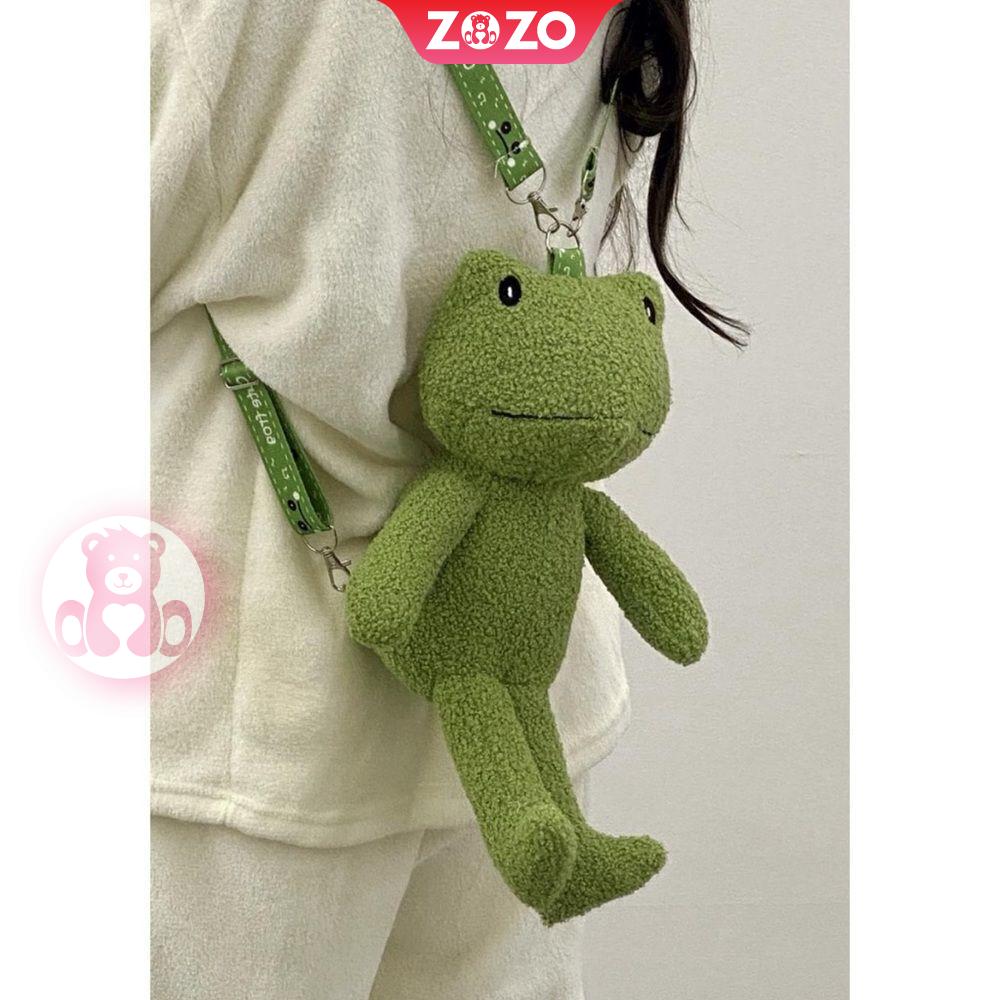 Balo ếch xanh bông dễ thương