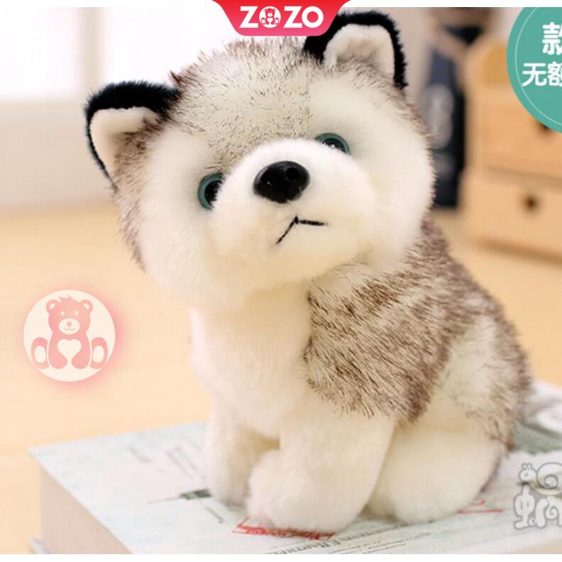 Chó nhồi bông nằm