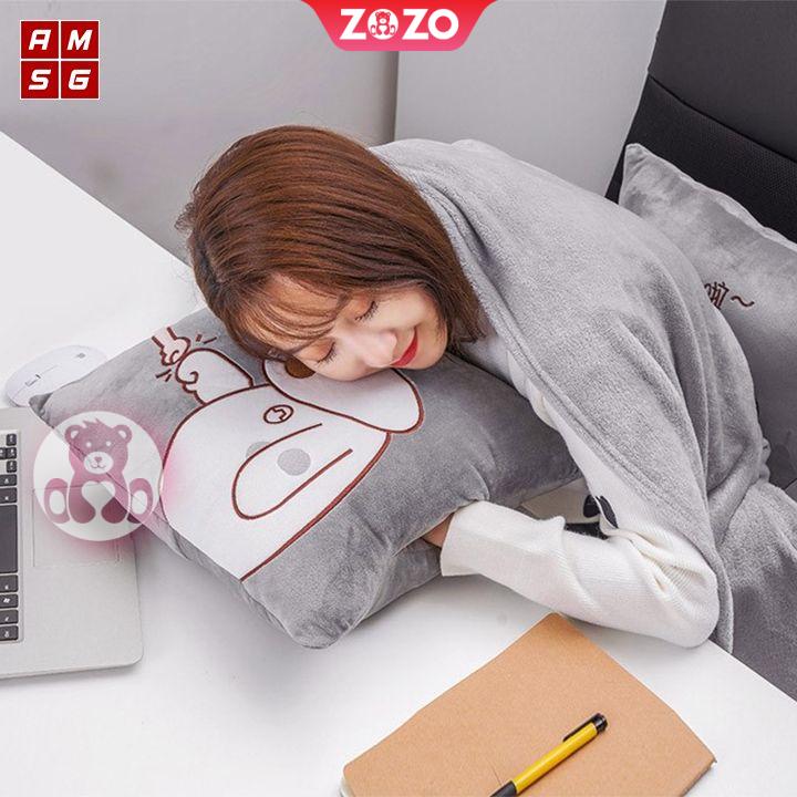 Chăn gối 2in1 – tựa lưng và đắp tiện lợi