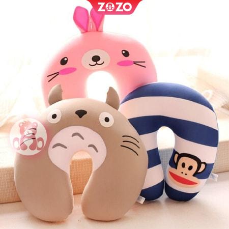 Gối chữ U hoạt hình ngộ nghĩnh