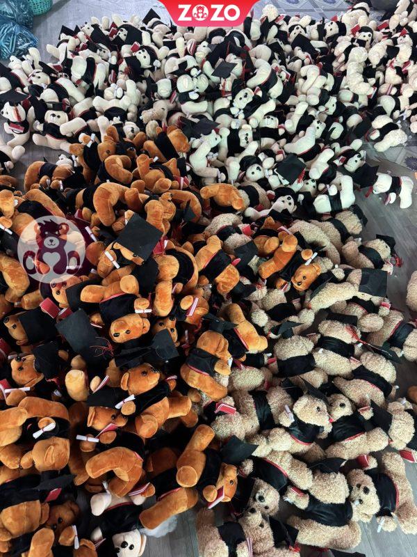 Gấu bông quảng cáo theo yêu cầu công ty 1 Gau Bong Tot Nghiep 9