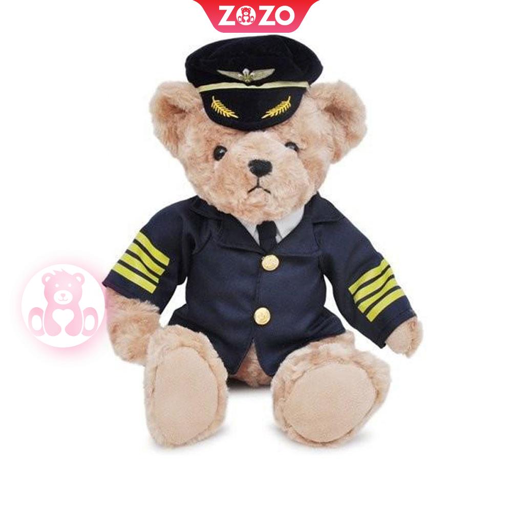 Gấu bông phi công dễ thương