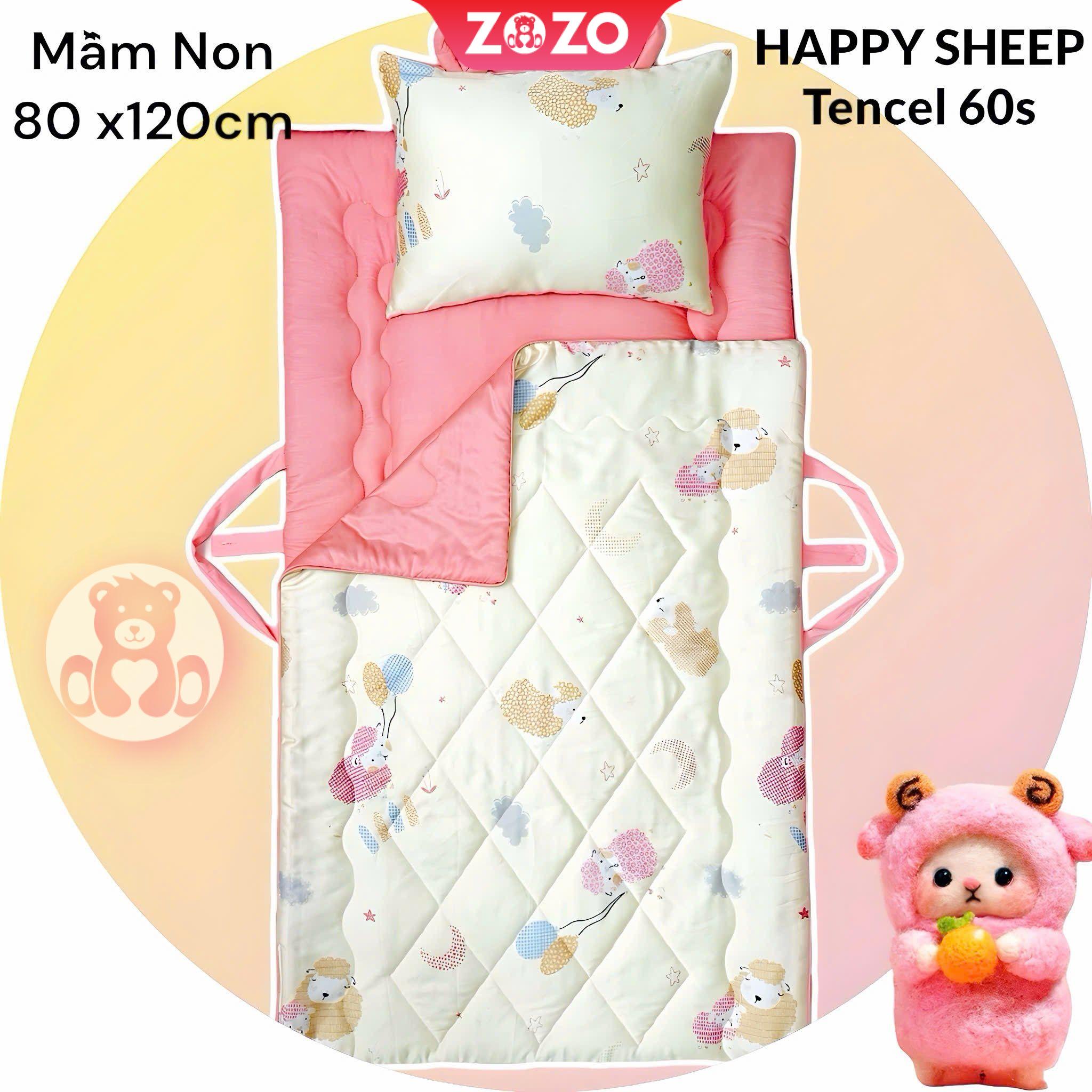 Bộ chăn gối cotton trẻ em thấm hút tốt