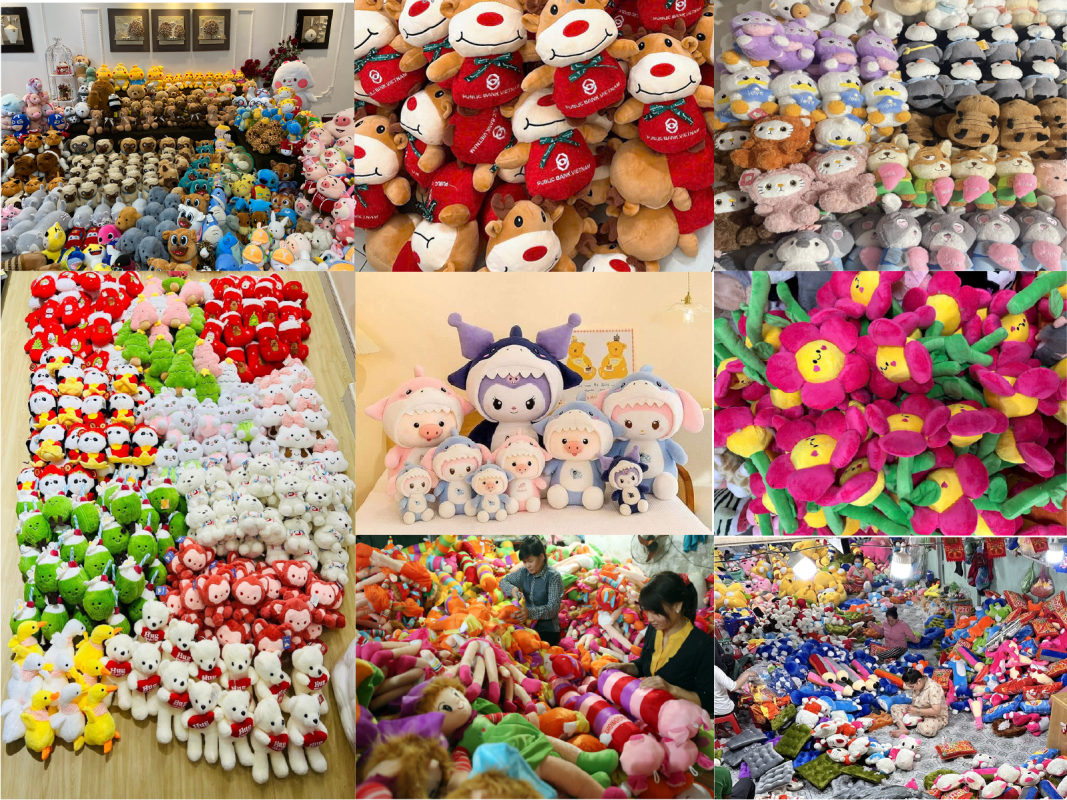 Sản xuất gấu bông quảng cáo quà tặng giá tận xưởng 1 bg gaubong