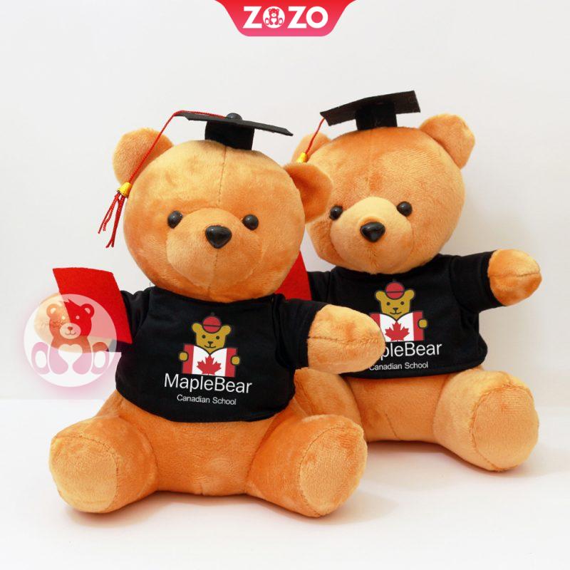 Gấu bông thương hiệu in logo độc quyền