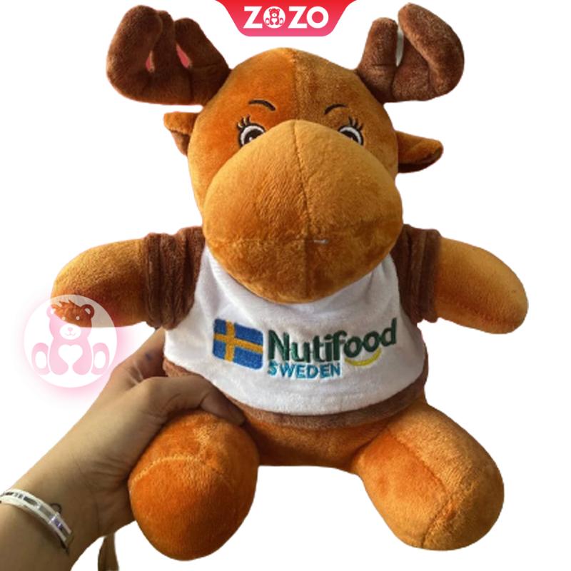 Gấu bông tuần lộc Nutifood nâu
