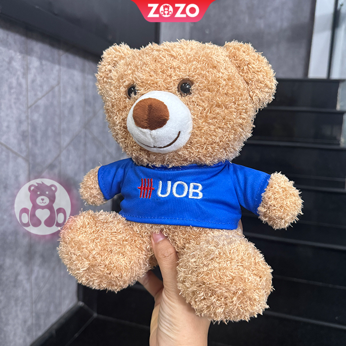 May gấu bông thêu logo giá sỉ hấp dẫn