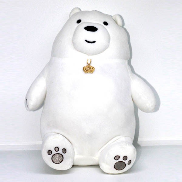 Gấu bông trắng tuyết siêu dễ thương