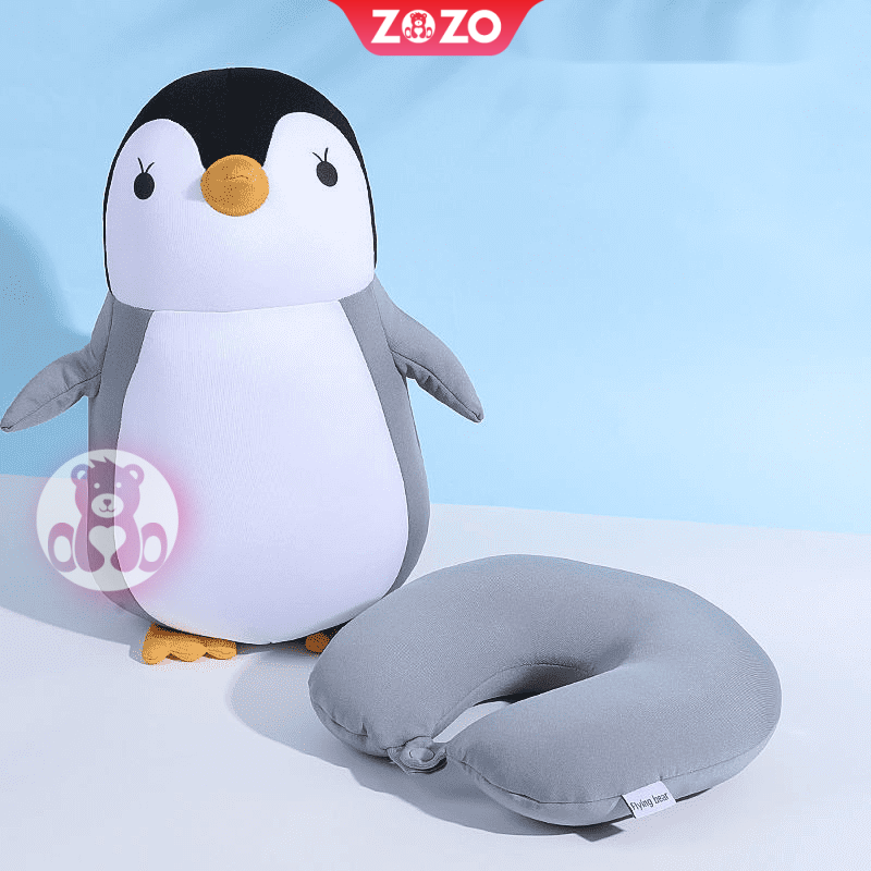 Combo gối ôm chim cánh cụt và chữ U