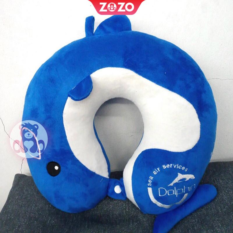 Gối cổ chữ U hình cá heo