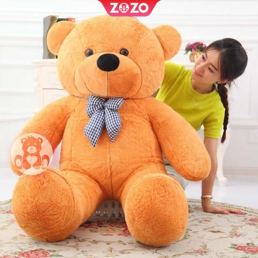 Gấu cam nhồi bông cao cấp