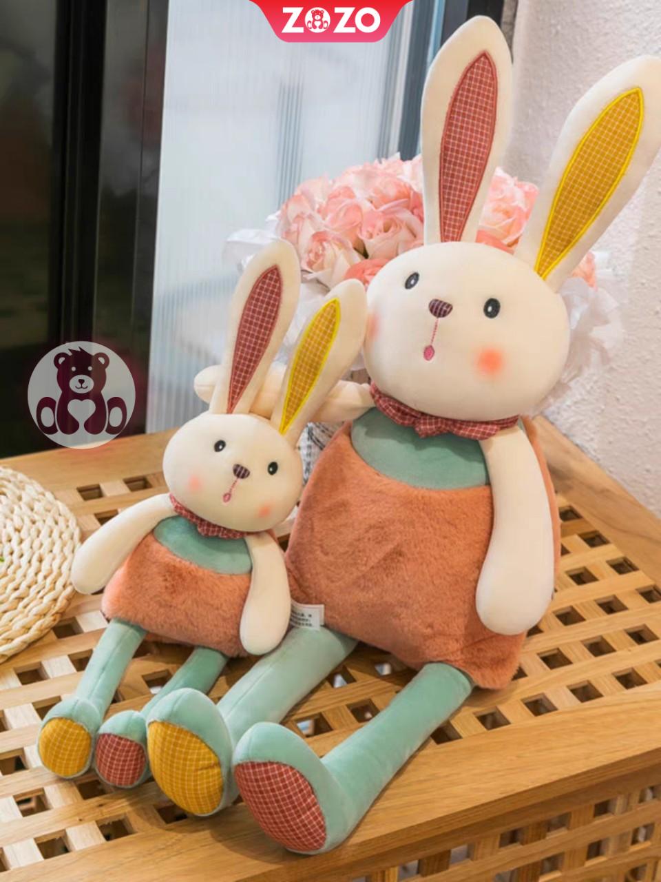 Thỏ chân dài nhồi bông đáng yêu - Hình ảnh 3