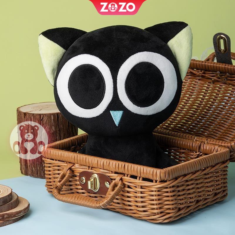 Mèo đen nhồi bông đáng yêu