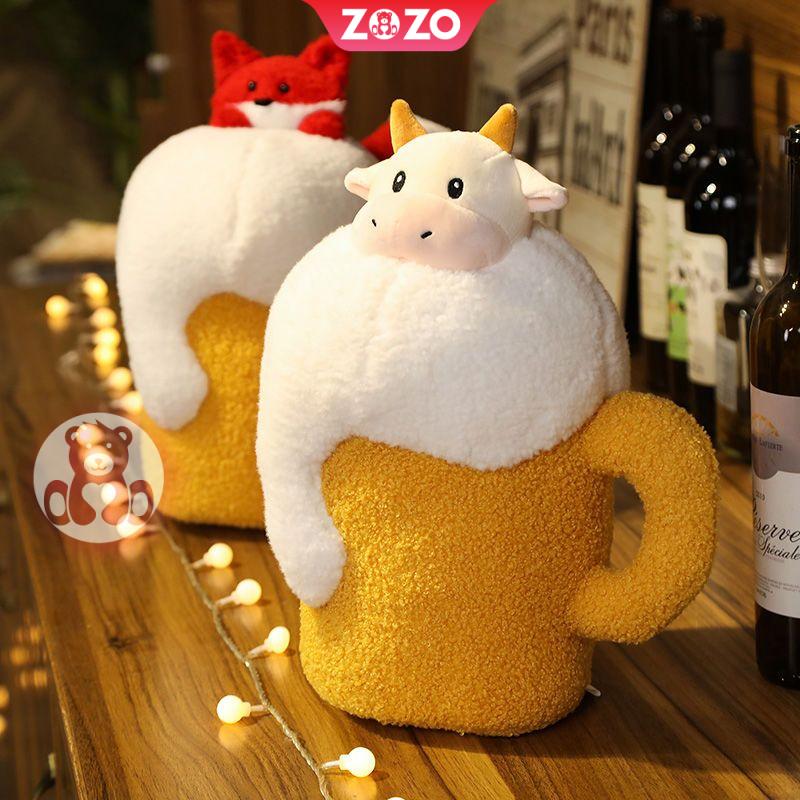 Ly bia nhồi bông ngộ nghĩnh