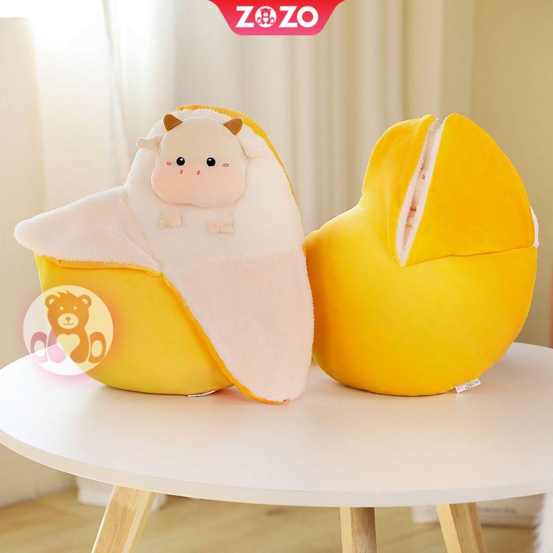 Bò nhồi bông dễ thương