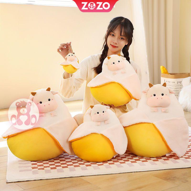 Bò nhồi bông dễ thương - Hình ảnh 2