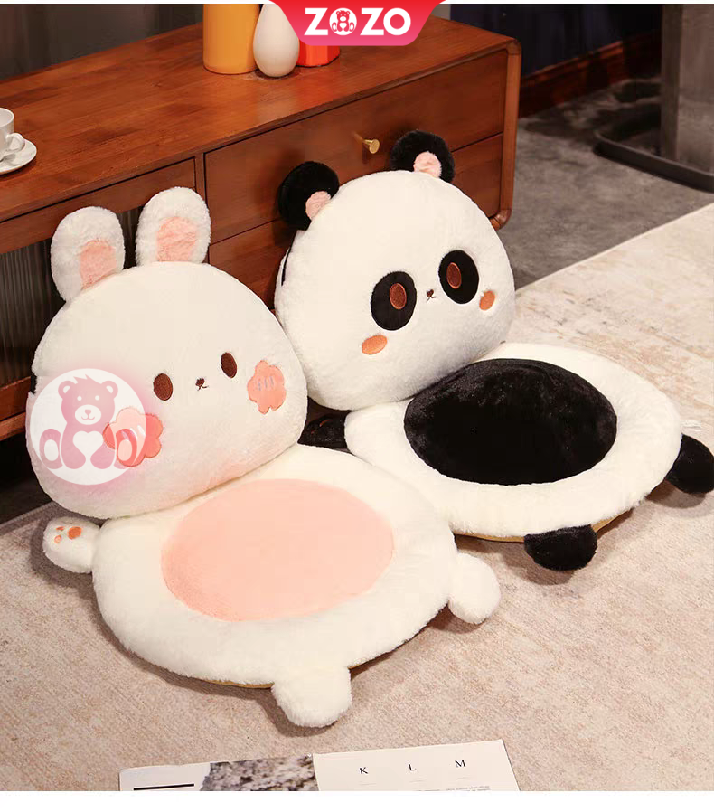 Combo gấu tựa lưng và đệm ngồi