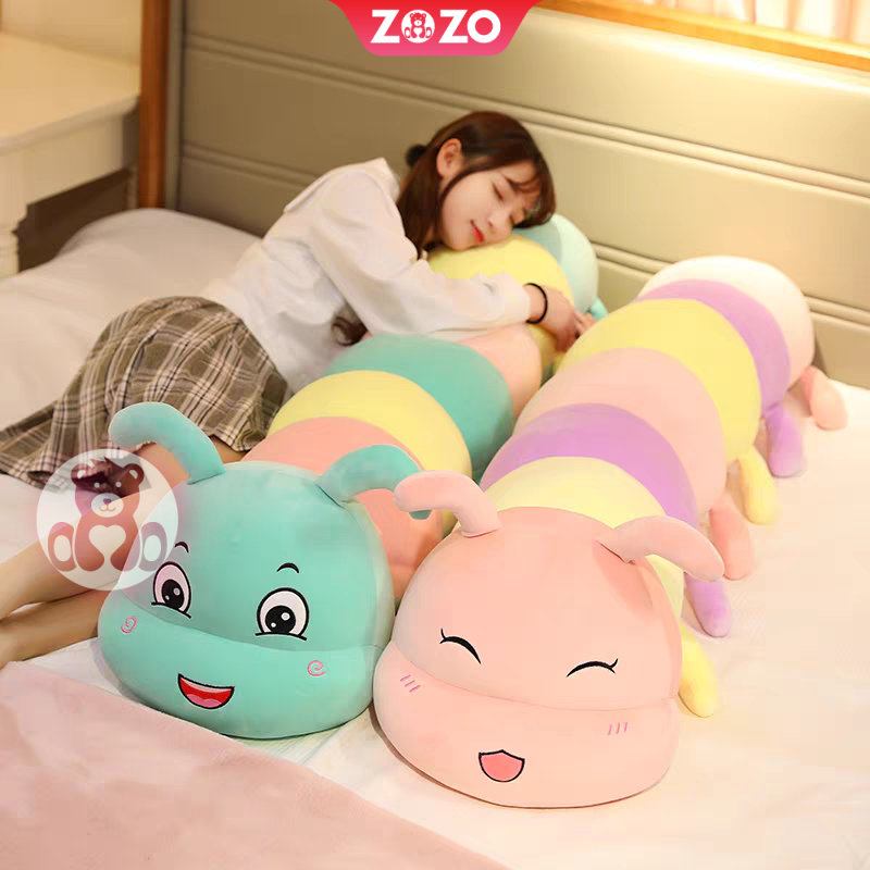 Gối ôm sâu bảy màu đáng yêu - Hình ảnh 4