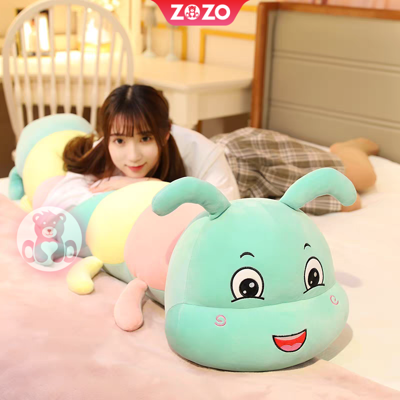 Gối ôm sâu bảy màu đáng yêu - Hình ảnh 2