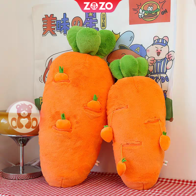 Gối ôm cà rốt nảy mầm