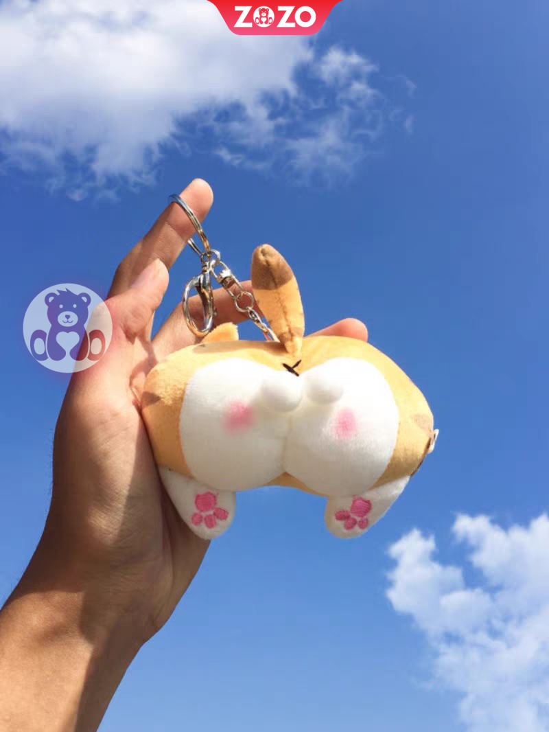 Móc khóa mông gấu dễ thương - Hình ảnh 3