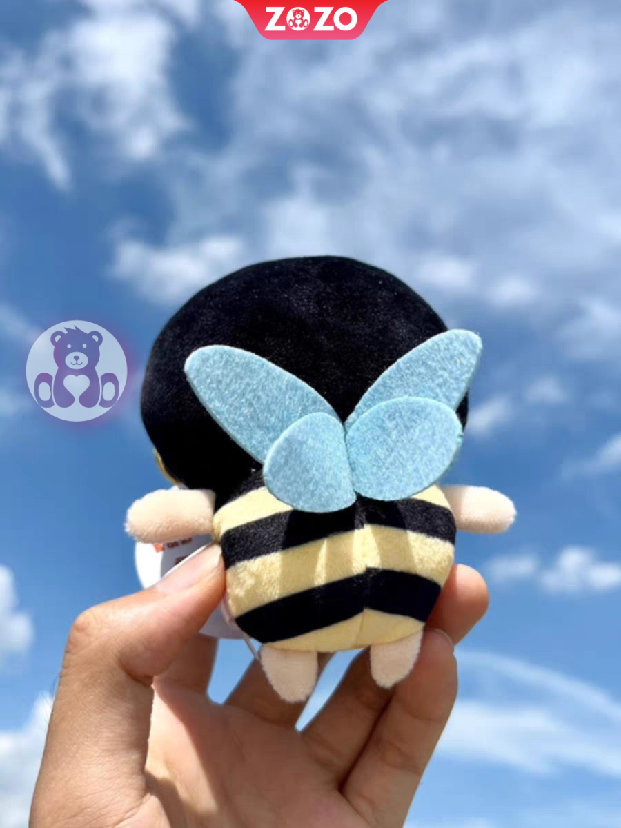 Móc khóa ong mặt đen mini - Hình ảnh 3