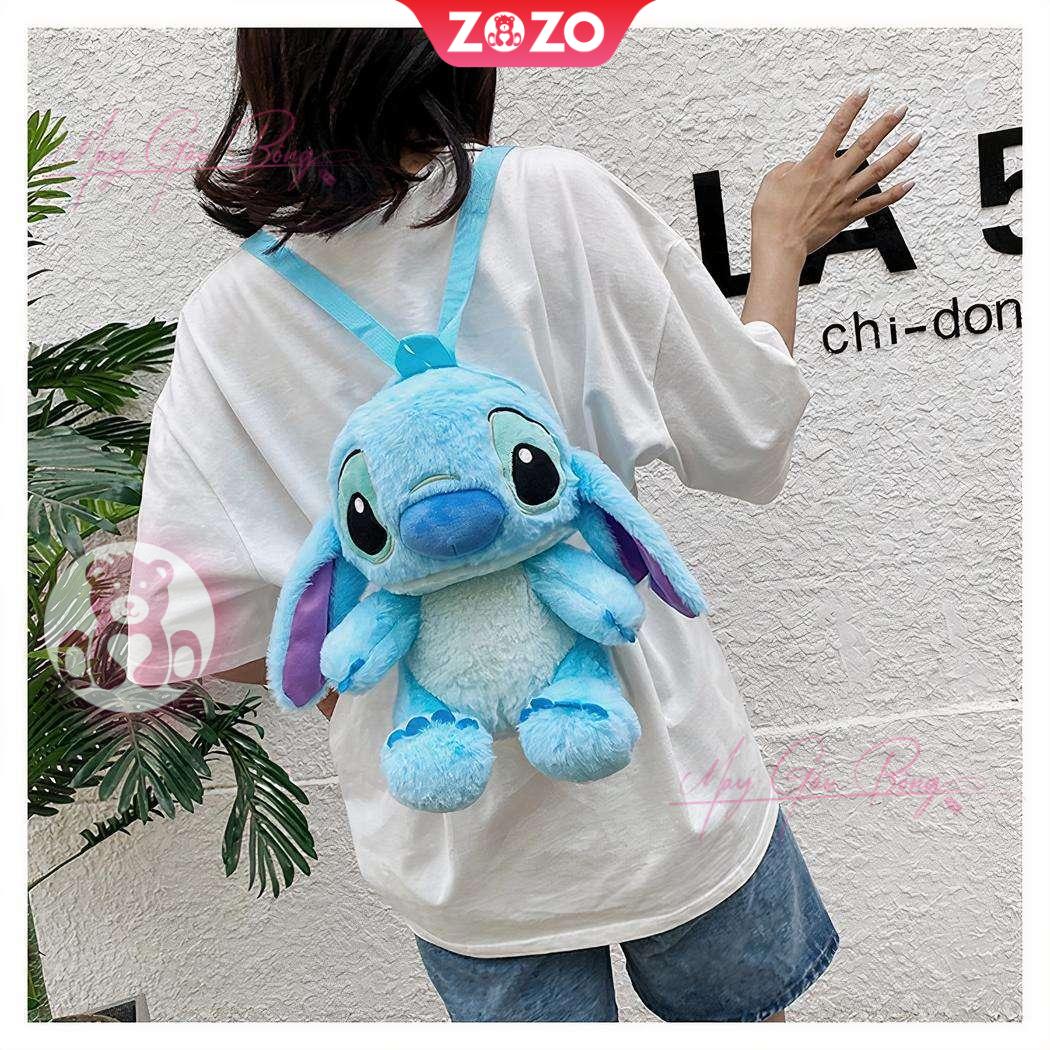 Balo Stitch gấu bông cực dễ thương 3 Balo gấu bông Stitch dễ thương