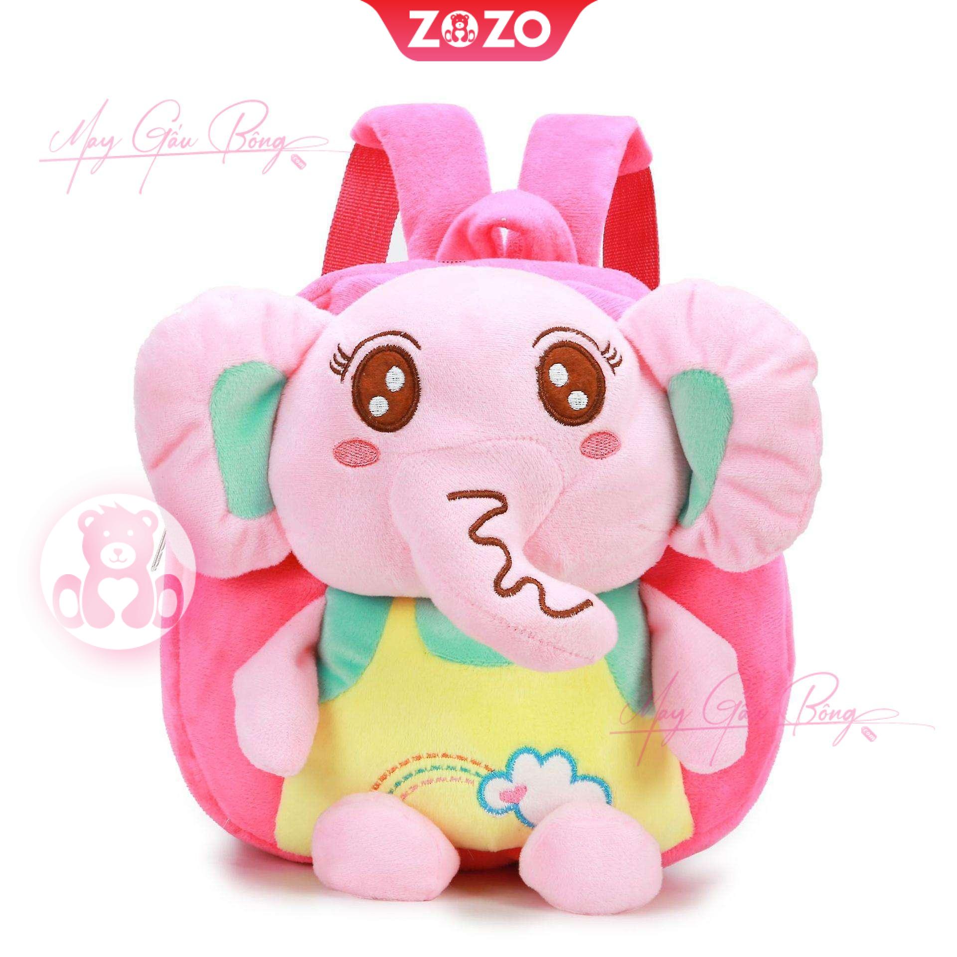 Balo voi bông Elephant mặt cười đáng yêu 5 Balo gấu bông Elephant chú voi happy face