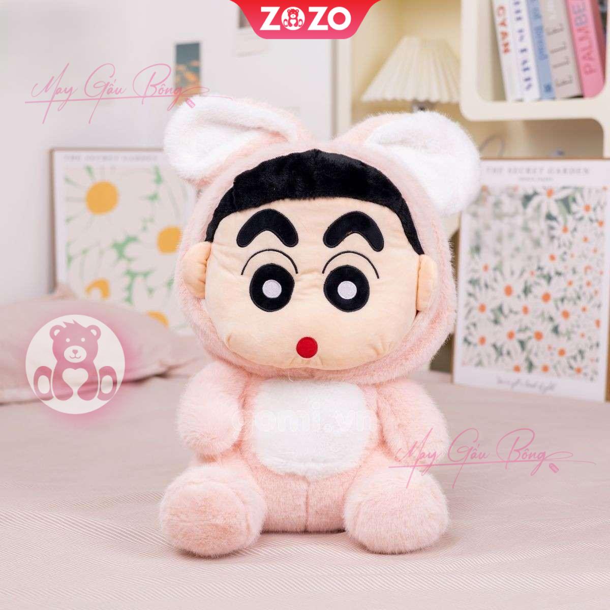 Gấu bông Shin cosplay chó Shiro trắng 3 Gấu Bông Shin cosplay Chó Trắng Shiro