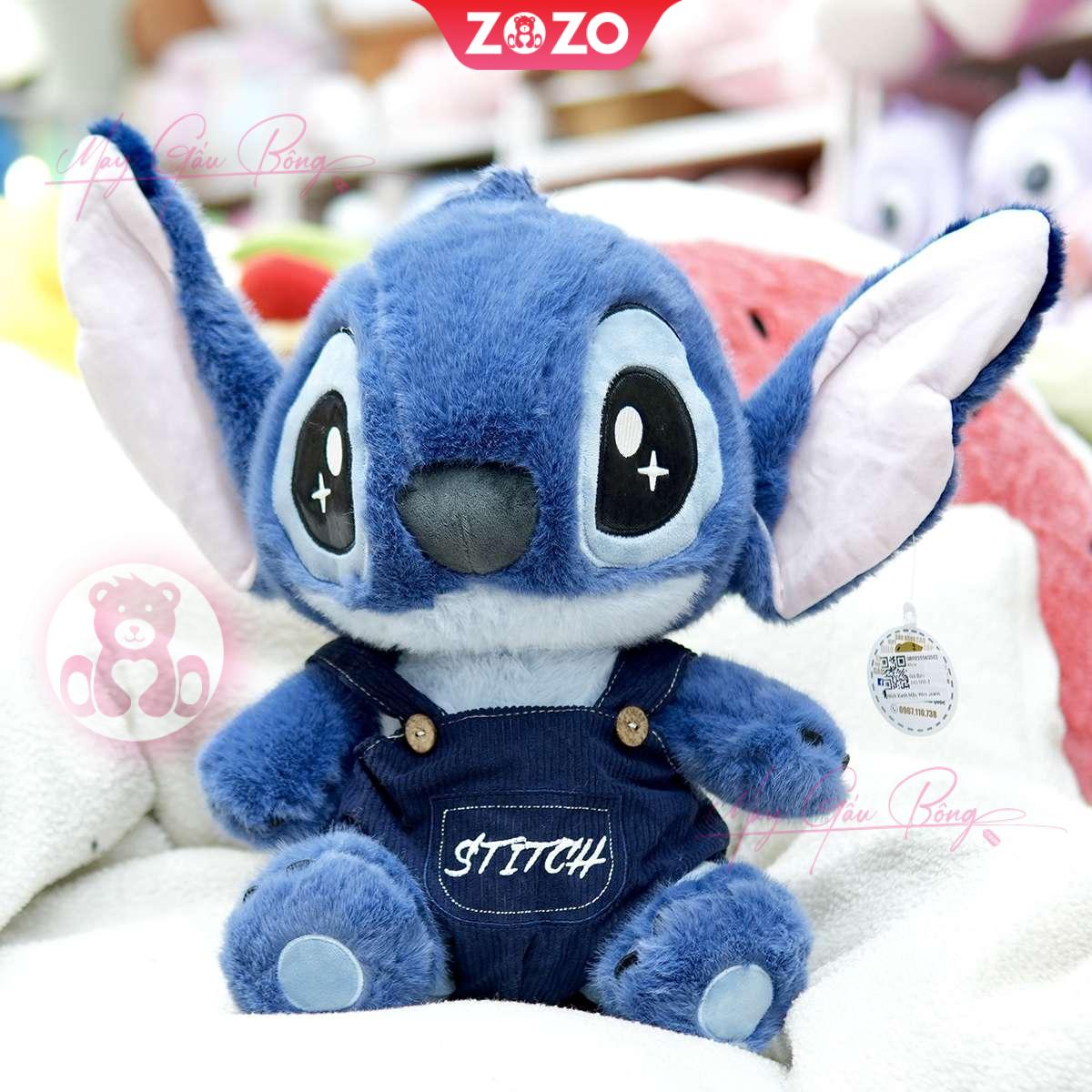 Gấu bông Stitch ôm vịt trắng đáng yêu 5 Gấu Bông Stitch xanh ôm Vịt Trắng