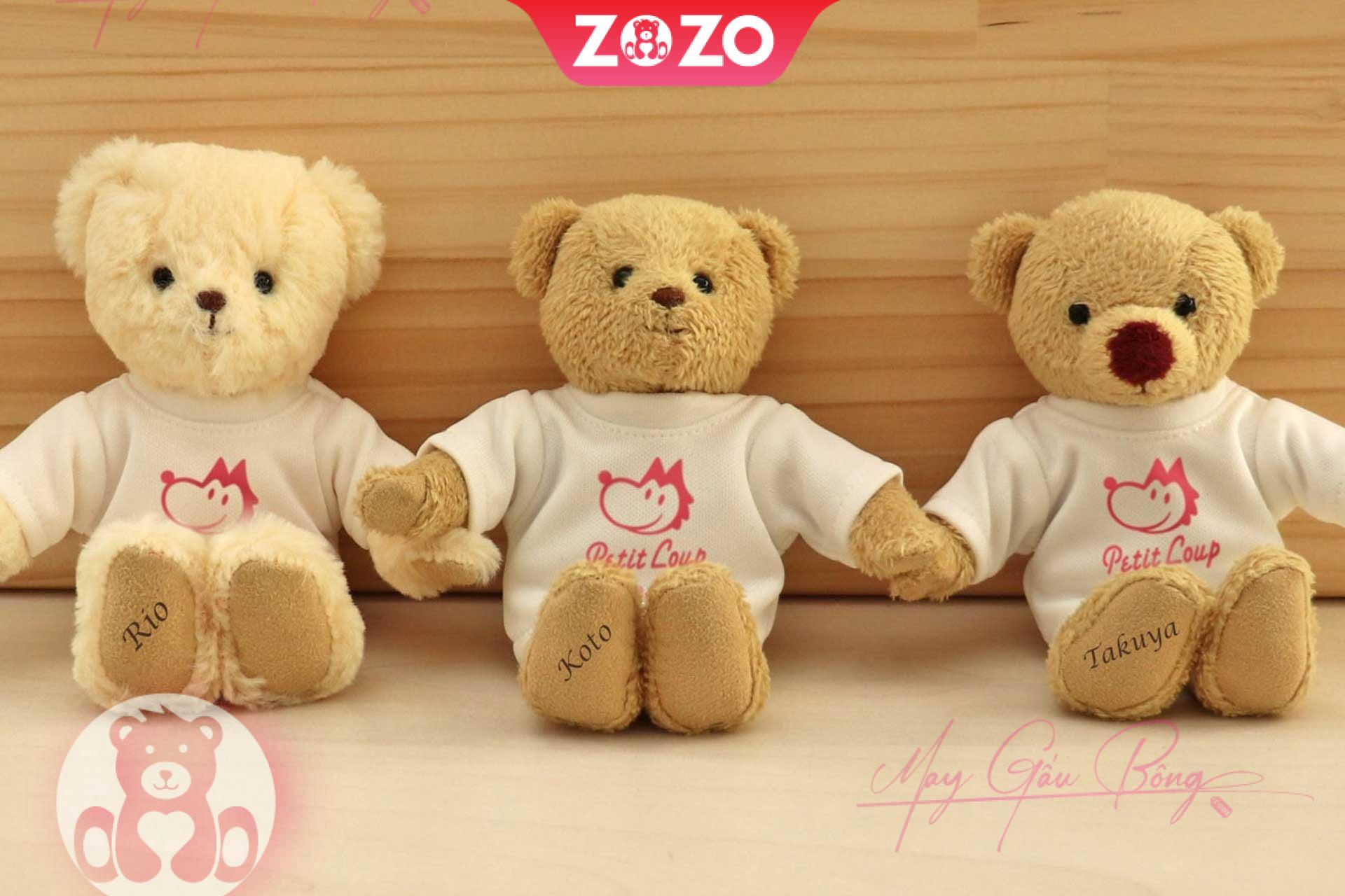 Bán sỉ gấu bông theo yêu cầu – Hỗ trợ in logo, đóng gói riêng