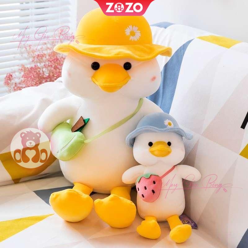 Gấu bông vịt đeo túi ngộ nghĩnh 4 Gấu bông vịt đeo túi