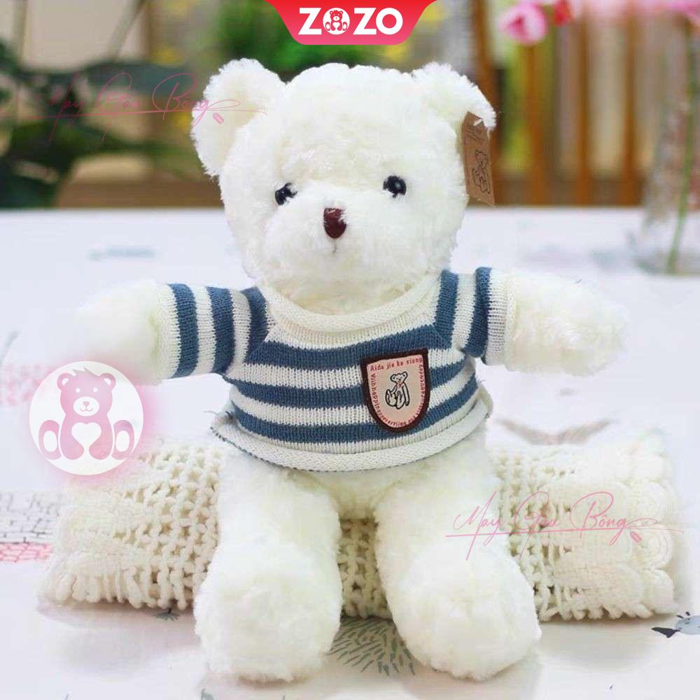 Gấu Teddy mặc áo len xoắn ấm áp 4 Gấu Teddy áo len lông xoắn