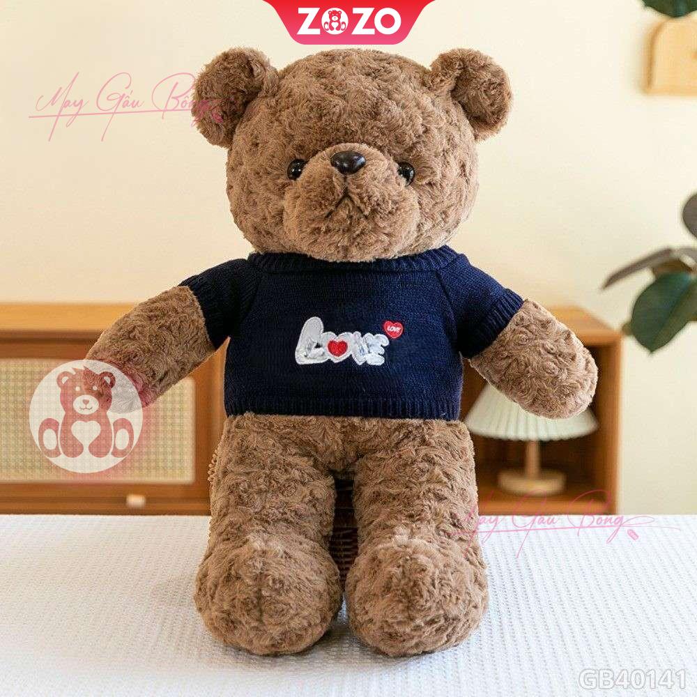Gấu Teddy mặc áo len xoắn ấm áp 5 Gấu Teddy áo len lông xoắn