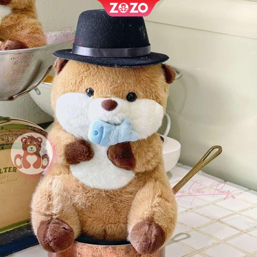 Rái cá bông mini ôm cá xinh xắn 4 Rái Cá Bông mini ôm cá