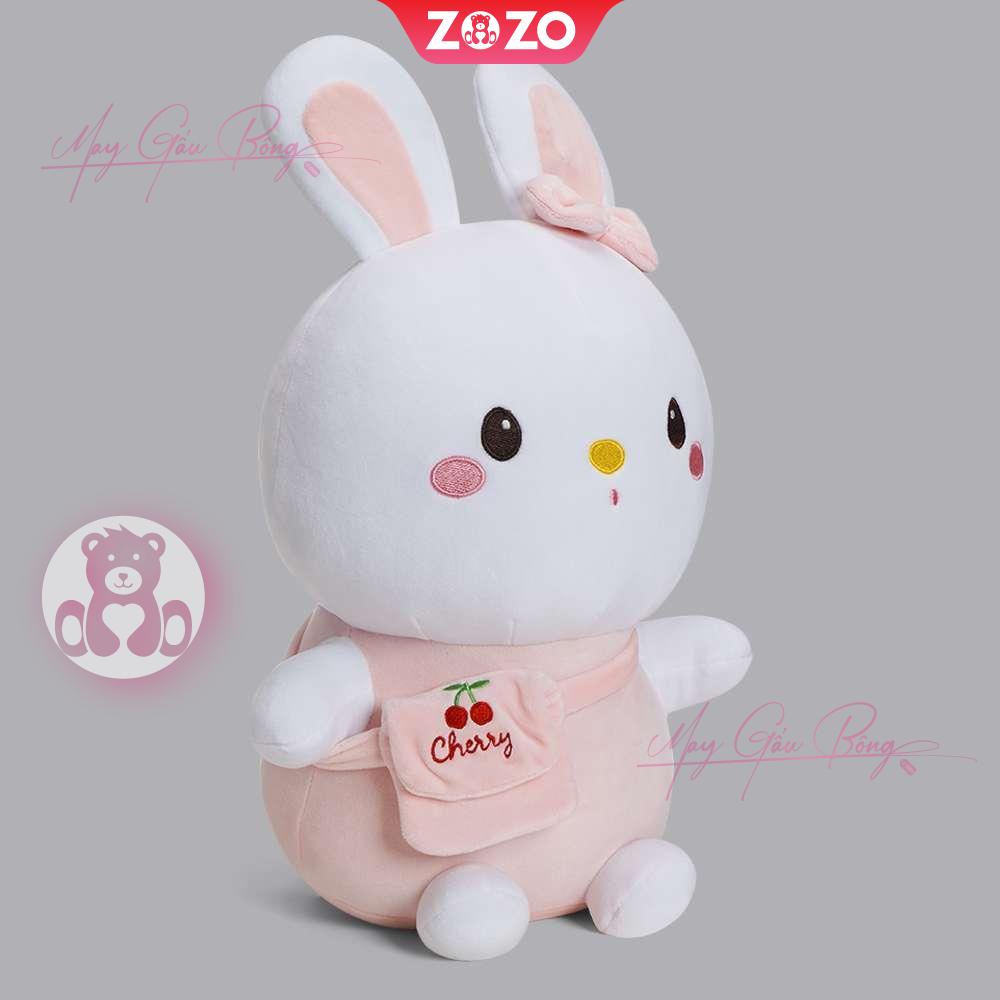 Thỏ bông Animo kèm túi đeo vai dễ thương 2 Thú nhồi bông thỏ Animo kèm túi đeo chéo